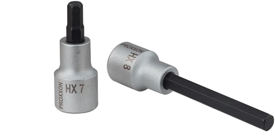 Изображение Uzgriežņu galviņa ar uzgali Proxxon; 1/2''; HEX 9; 100 mm