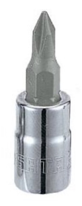 Attēls no Uzgriežņu galviņa ar uzgali Sata S21301; 1/4''; PH1