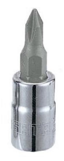 Picture of Uzgriežņu galviņa ar uzgali Sata S21301; 1/4''; PH1