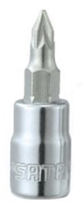 Picture of Uzgriežņu galviņa ar uzgali Sata S21401; 1/4''; PZ1