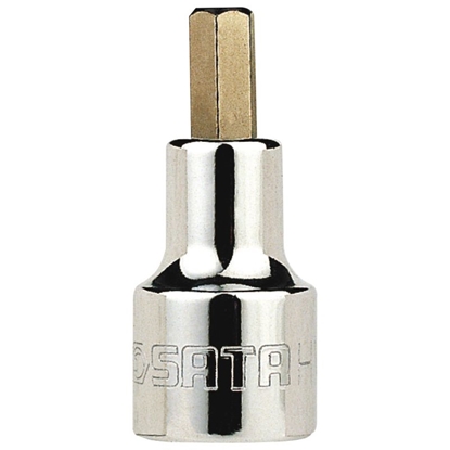 Attēls no Uzgriežņu galviņa ar uzgali Sata S24201; 1/2''; 4 mm