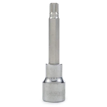 Attēls no Uzgriežņu galviņa ar uzgali Sata S25803; 1/2''; 100 mm; M8