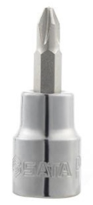 Attēls no Uzgriežņu galviņa ar uzgali Sata SC22303; 3/8''; PH3