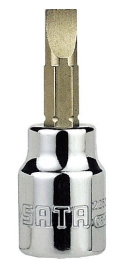 Picture of Uzgriežņu galviņa ar uzgali Sata SC22504; 3/8''; SL4