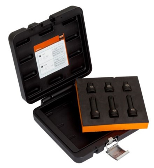 Picture of Uzgriežņu galviņu komplekts Bahco BBR201P6; 6 gab.