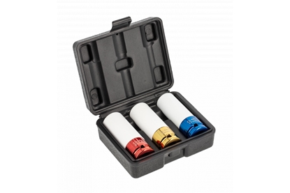 Изображение Uzgriežņu galviņu komplekts Hogert HT4R107; 1/2''; 17-21 mm; 3 gab.