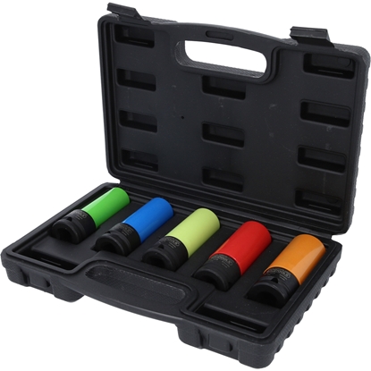 Picture of Uzgriežņu galviņu komplekts KS Tools 515.0870; 1/2''; 15-22 mm; 5 gab.