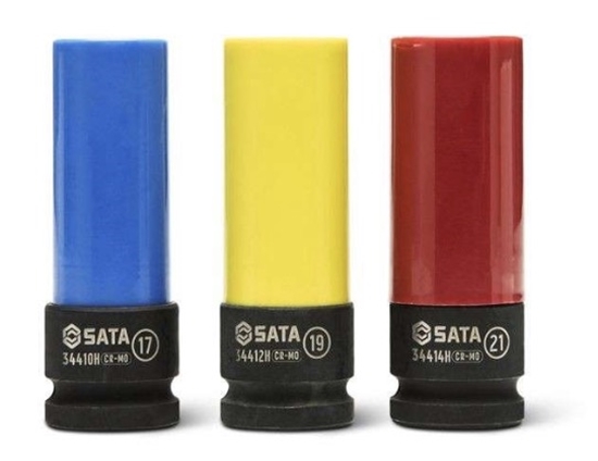 Picture of Uzgriežņu galviņu komplekts Sata ST09142G; 1/2''; 3 gab.