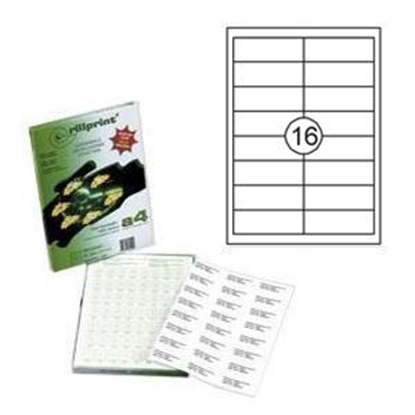 Picture of Uzlīmes Rillprint 96.5x33.8mm 100 loksnes A4