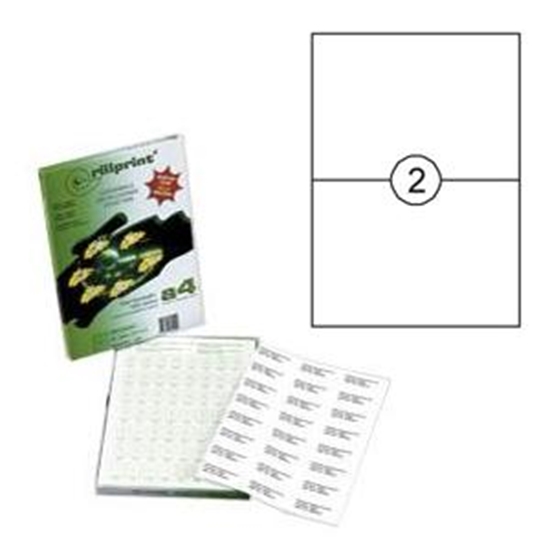 Picture of Uzlīmes Rillprint 210x148mm 100 loksnes A4 formāta