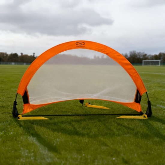 Picture of Uznirstošie futbola treniņu vārti - oranži (S) 76x45x45 cm