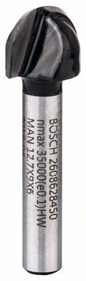 Picture of V veida rievu frēze Bosch 2608628450; 6/6,3/12,7/40 mm