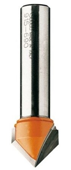 Изображение V veida rievu frēze CMT; S=1/2''; D=16 mm