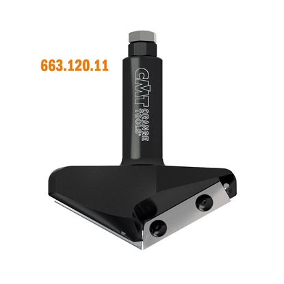 Изображение V veida rievu frēze VGROOVE CUTTER WKNIFE  V 120  Z2  S20  D87X24X95  RH