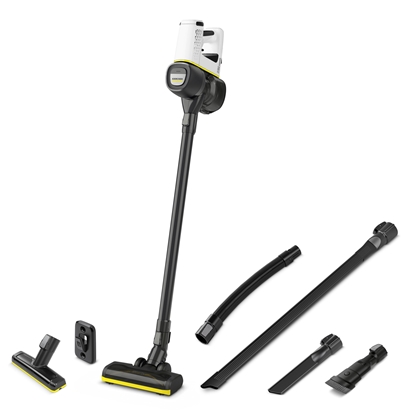 Attēls no Vacuum Cleaner|KARCHER|Battery-power vacuum cleaner VC 4 Cordless myHome Car|Cordless/Bagless/Car cleaning|Capacity 0.65 l|Noise 78 dB|White|Weight 2.4 kg|1.198-632.0