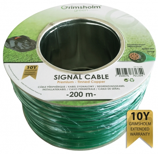 Изображение Vads perimetra iezīmēšanai (zāles pļāvējiem-robotiem) Grimsholm Premium; 2,45 mm x 200 m