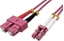 Attēls no Value Fibre Optic Jumper Cable, 50/125µm, LC/SC, OM4, violet, 10 m