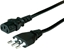 Picture of Value Power Cable, straight IEC Conncector, Italy Version, black, 1.8 m