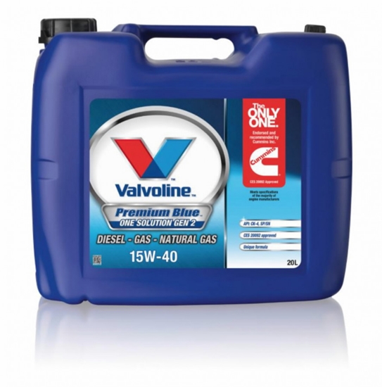Picture of Eļļa Valvoline PREMIUM BLUE ONE SOL GEN2 15W40; 20 l