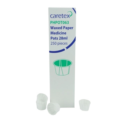 Attēls no Vaskota papīra zāļu glāzītes, 28ml, 250gab.