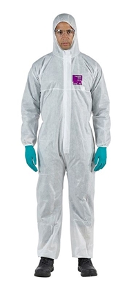 Attēls no Vienreizlietojams kombinezons Ansell Alphatec 1500 Type 5/6; XL; balts