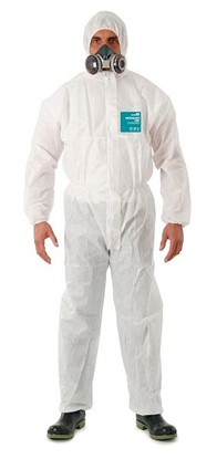 Attēls no Vienreizlietojams kombinezons Ansell Alphatec 1800 Standard Type 5/6; XXL; balts