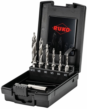Изображение Vītņurbis  Ruko ULTIMATECUT; HSS; Runa TEC; M3-M10; 7  gab. + Magnētisks turētājs