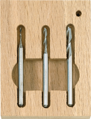 Picture of Volframa karbīda frēzēšanas uzgaļu komplekts Proxxon; 3 gab.