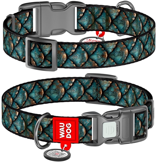 Picture of WAU DOG OBROA NYLON Z ADRESÓWK QR S     15mm/25-35cm USKI