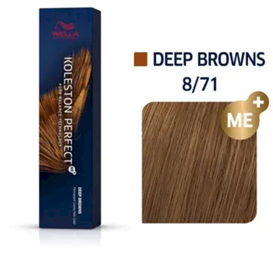 Picture of Wella Professionals Koleston Perfect Me+ Deep Browns 8/71 Hair Color 60 ml