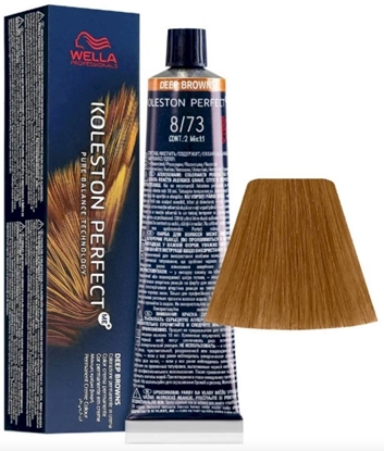 Picture of Wella Professionals Koleston Perfect Me+ Rich Naturals 8/73 Hair Dye 60 ml