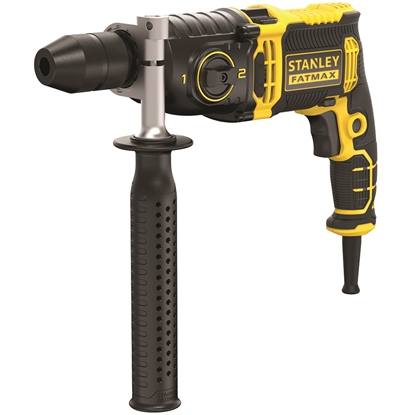 Attēls no Stanley | 2-Gear Percussion Hammer Drill With Kitbox | FMEH1100K-QS | 1100 W