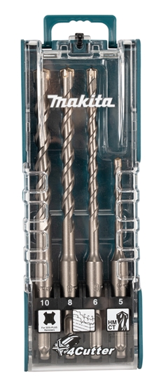 Изображение Wierto Makita MAKITA ZESTAW WIERTE SDS+ 4szt. 4CUT