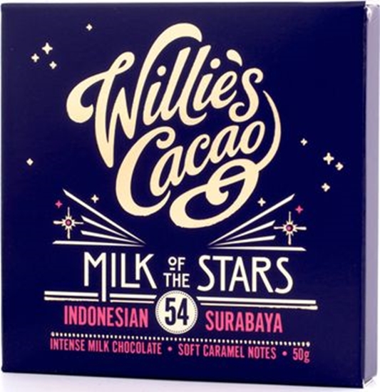 Picture of Willies Cacao Willie's Cacao - Czekolada 54% - Milk of the Stars Indonezja 50g