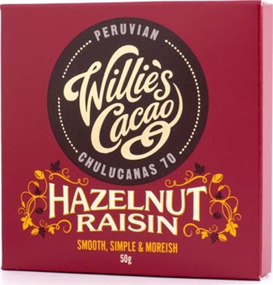 Picture of Willies Cacao Willie's Cacao - Czekolada z orzechami i rodzynkami - Hazelnut Raisin 50g