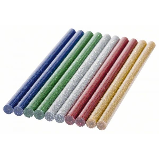 Изображение Wkady klejowe Bosch 7 mm x 150 mm zestaw kolorów 10 szt.