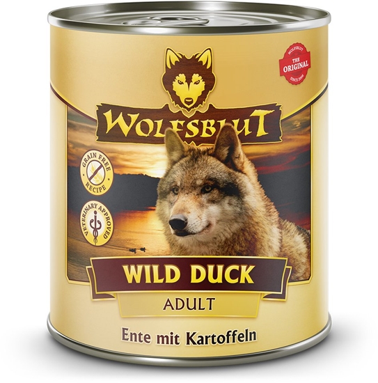 Изображение Wolfsblut Dog Wild Duck - kaczka i ziemniaki puszka 800g
