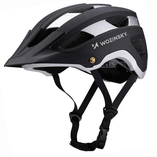Picture of Wozinsky lightweight MTB bike helmet L - black and