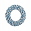 Изображение Zabawka, dla psa, gruby piercie ze sznurka, biao-niebieski, 18 cm