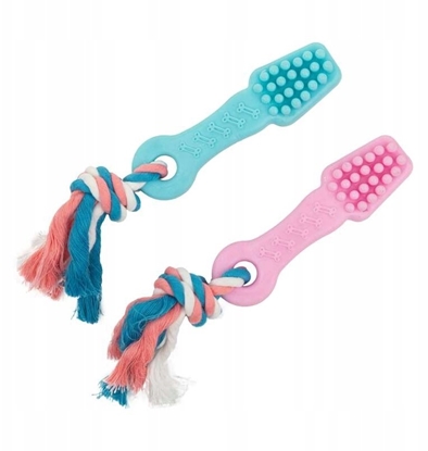 Attēls no Zabawka, dla psa, szczoteczka, 12,5 cm, z lin bawenian