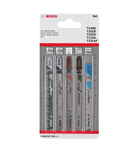 Picture of Zāģa asmeņu komplekts Bosch 2608667856; 5 gab.