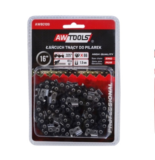 Picture of Zāģa ķēde AWTools AW80109BL; 16''; 40 cm; .325''; 66; 1,5 mm