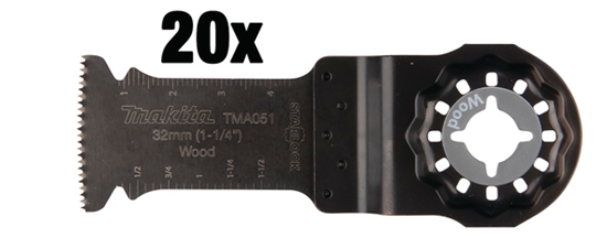 Изображение Zāģēšanas asmens Makita B-64858-20; 32 mm; 20 gab.
