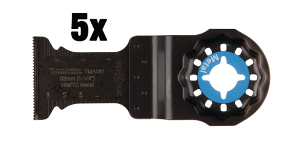 Picture of Zāģēšanas asmens Makita B-64951-5; Starlock; HM; 32 mm; 5 gab.