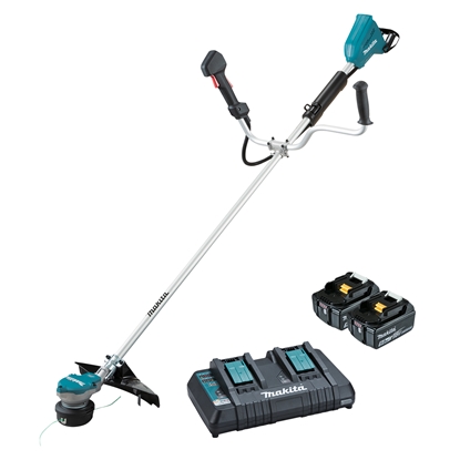 Picture of Zāles trimmeris Makita DUR368APT2; 2x18 V; 2x5,0 Ah akum.