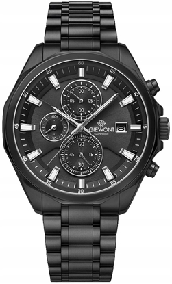 Picture of Zegarek Mski Giewont Chronograph Sapphire Czarny GW7290-B1