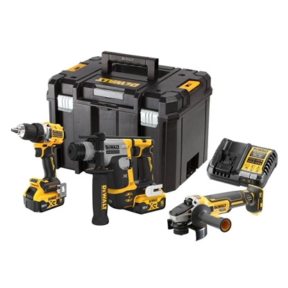 Изображение Zestaw elektronarzdzi Dewalt 3-elementowy (DCK355P2T-QW)