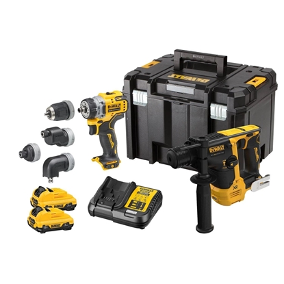 Изображение Zestaw elektronarzdzi Dewalt 6-elementowy (DCK2101L2T-QW)