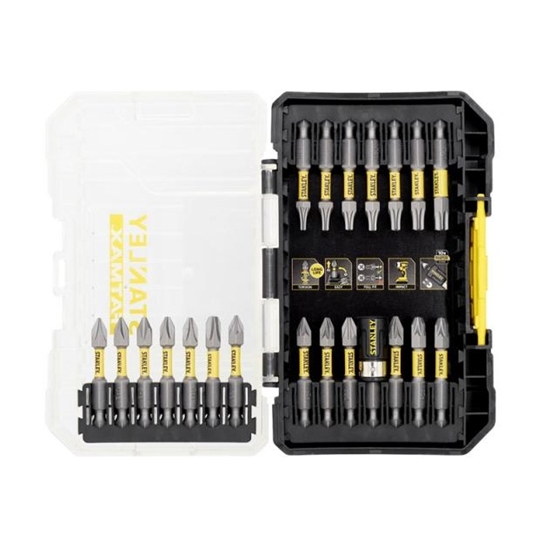 Picture of Skrūvgriežu uzgaļu komplekts Stanley STA88558-XJ; 1/4''; 22 gab.