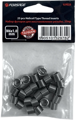 Picture of Zestaw wkadek naprawczych do gwintu M6x1.0mm (25szt.)